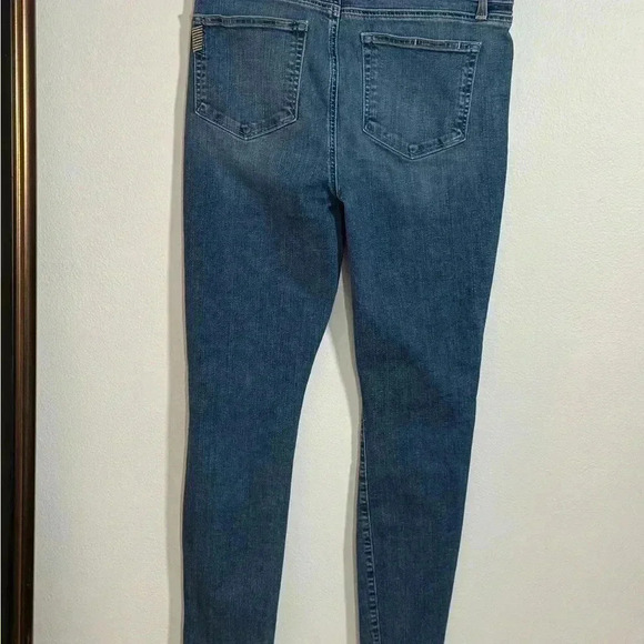 PAIGE VERDUGO ANKLE deconstructed hem MidRise straight skinny size 31 - Picture 6 of 9
